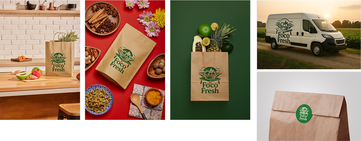 Packaging mockups: boxes, labels, tape